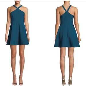 Likely Ashland halter neck mini dress